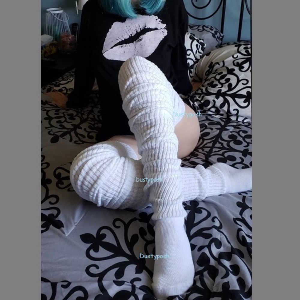 Long Loose Thigh High Socks Over Knee Boot Japanese School Cosplay Leg Warmers